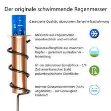 Laden Sie das Bild in den Galerie-Viewer, Regenmesser aus Kupfer