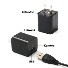 Laden Sie das Bild in den Galerie-Viewer, 1080P Mini-Ladegerät USB-Kamera