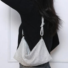 Laden Sie das Bild in den Galerie-Viewer, Luxuriöses Design Handtasche mit glänzenden Strasssteinen