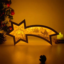Laden Sie das Bild in den Galerie-Viewer, LED-Weihnachtssternbeleuchtung aus Holz