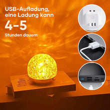 Laden Sie das Bild in den Galerie-Viewer, Wasserwellen dynamische Projektions-Atmosphärenlampe