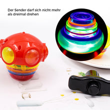 Laden Sie das Bild in den Galerie-Viewer, Glitzer UFO Musik Glänzendes KreiselSpielzeug