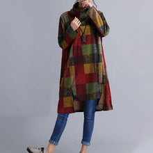 Laden Sie das Bild in den Galerie-Viewer, Unregelmäßiges Kleid mit Rollkragen für Damen