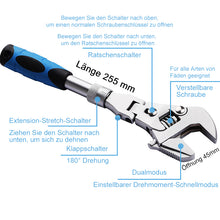 Laden Sie das Bild in den Galerie-Viewer, 5 in 1 einziehbarer Schraubenschlüssel