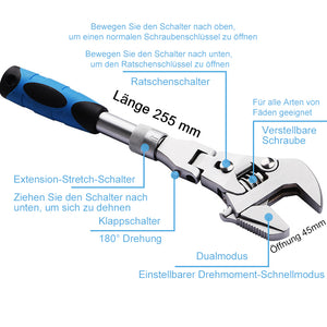 5 in 1 einziehbarer Schraubenschlüssel