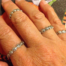 Laden Sie das Bild in den Galerie-Viewer, Damen Halloween Kürbis Ring