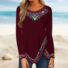 Laden Sie das Bild in den Galerie-Viewer, Vintage ethnische T-Shirt