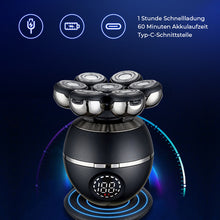 Laden Sie das Bild in den Galerie-Viewer, Wasserdichter 7D-Elektrorasierer mit schwimmendem Kopf