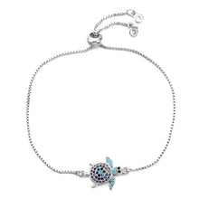 Laden Sie das Bild in den Galerie-Viewer, Zirkon-Schildkröte Armband