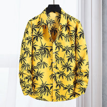 Laden Sie das Bild in den Galerie-Viewer, Langärmliges Bedrucktes Strandhemd für Herren