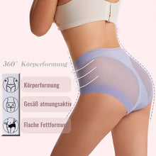 Laden Sie das Bild in den Galerie-Viewer, Nahtloser formender Slip aus Eisseide mit hoher Taille