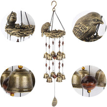 Laden Sie das Bild in den Galerie-Viewer, Vogelnest-Windspiel-Ornament aus Harz