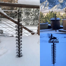 Laden Sie das Bild in den Galerie-Viewer, Schneehöhenmesser Gartendekorationen