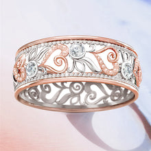 Laden Sie das Bild in den Galerie-Viewer, Damen Gold Graziöser Ring