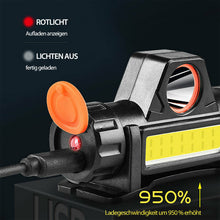 Laden Sie das Bild in den Galerie-Viewer, Multifunktionale wasserdichte Stirnlampe mit Magnet