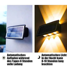 Laden Sie das Bild in den Galerie-Viewer, Solar-Außenwandleuchte