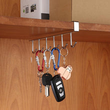 Laden Sie das Bild in den Galerie-Viewer, 6 Haken Unterschrank Kleiderbügel