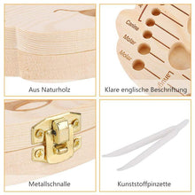 Laden Sie das Bild in den Galerie-Viewer, Milchzahnkästchen aus Holz für Babys