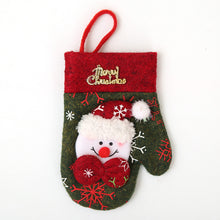 Laden Sie das Bild in den Galerie-Viewer, Weihnachtsbesteckset Handschuhe Geschenktüte
