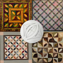 Laden Sie das Bild in den Galerie-Viewer, DIY Patchwork Nählineal Vorlage aus Acryl