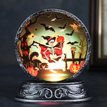 Laden Sie das Bild in den Galerie-Viewer, Halloween Thema Acryl Retro Farbverlaufslampe