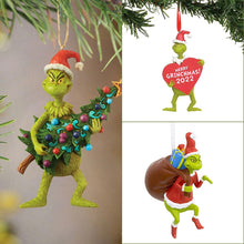 Laden Sie das Bild in den Galerie-Viewer, Grinch-Anhänger zu Weihnachten