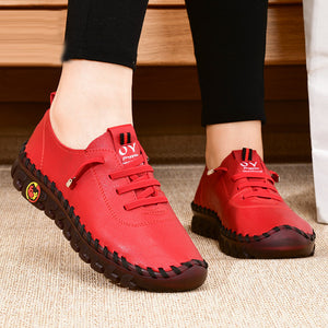 Handgefertigte Damen Weiche Sohle Bequeme Freizeitschuhe