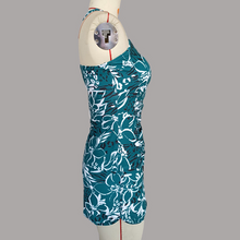 Laden Sie das Bild in den Galerie-Viewer, Damen Badeanzugkleid mit Blumendruck