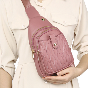 Kleiner Sling-Rucksack für Damen Leder
