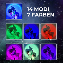 Laden Sie das Bild in den Galerie-Viewer, Multifunktionaler Sonnenuntergangslichtprojektor