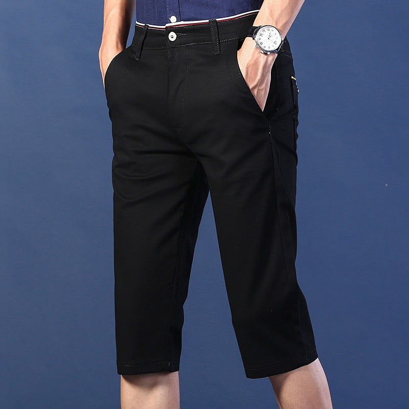 Elastische Faltenfreie Mittelgroße Anzughose für Herren aus Eisseide