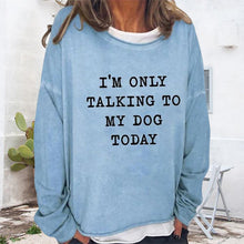 Laden Sie das Bild in den Galerie-Viewer, Lockeres T-Shirt mit Buchstabendruck