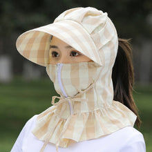 Laden Sie das Bild in den Galerie-Viewer, Sonnenhut mit Fächervisier und langer Krempe