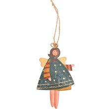 Laden Sie das Bild in den Galerie-Viewer, Weihnachtskreativer Gemalter Engelsdekorationsanhänger