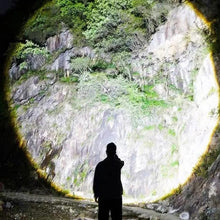 Laden Sie das Bild in den Galerie-Viewer, Multifunktionale weiße Laser-LED-Taschenlampe