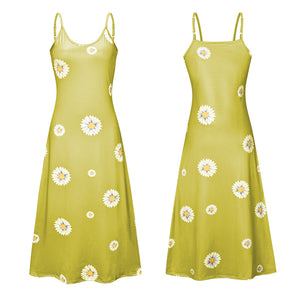 Kleid mit Gänseblümchen-Print
