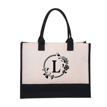 Laden Sie das Bild in den Galerie-Viewer, Leinwand Alphabet Tasche