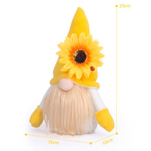 Laden Sie das Bild in den Galerie-Viewer, Sunflower Rudolph Faceless Dwarf Dolls