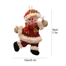 Laden Sie das Bild in den Galerie-Viewer, Baumanhänger Weihnachtsanhänger, Weihnachtsmann, Weihnachtsbär
