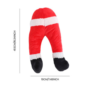 Weihnachtsmann-Beine-Dekoration