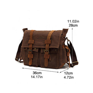 Mode Retro Segeltuch Herren Freizeittasche