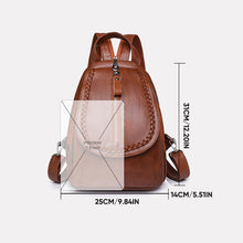 Laden Sie das Bild in den Galerie-Viewer, Twist Clamshell Lederrucksack