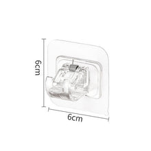 Laden Sie das Bild in den Galerie-Viewer, Transparenter Hängestangenclip