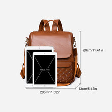 Laden Sie das Bild in den Galerie-Viewer, Diebstahlsichere Mehrzweck-Reisetasche aus weichem Leder