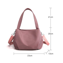 Laden Sie das Bild in den Galerie-Viewer, Leichte Trendige Einfarbige Umhängetasche Aus Nylon