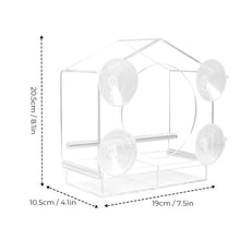 Laden Sie das Bild in den Galerie-Viewer, Fenster Vogelhaus Futterspender