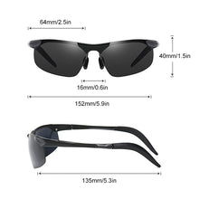 Laden Sie das Bild in den Galerie-Viewer, Selbsttönende Sonnenbrille mit blendfreien polarisierten Gläsern