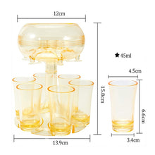 Laden Sie das Bild in den Galerie-Viewer, 6 Schnapsglasspender und Halter
