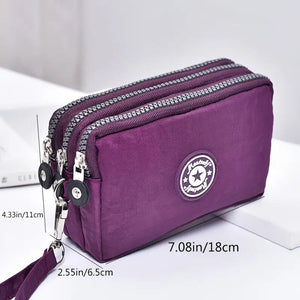 Lässige wasserdichte Handtasche mit Handgelenkschlaufe