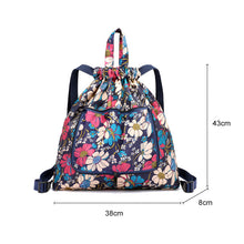 Laden Sie das Bild in den Galerie-Viewer, Faltbarer Bedruckter Nylonrucksack mit Kordelzug